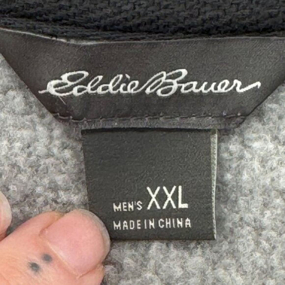 Eddie Bauer Mens Grey Pullover Fleece Sweater Size XXL - Picture 5 of 9